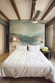 小天地也有大精彩 10款卧室床头背景墙设计